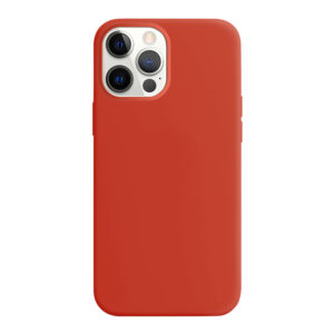 Coque flexible Crong pour iPhone 12 Pro Max rouge - case-minute