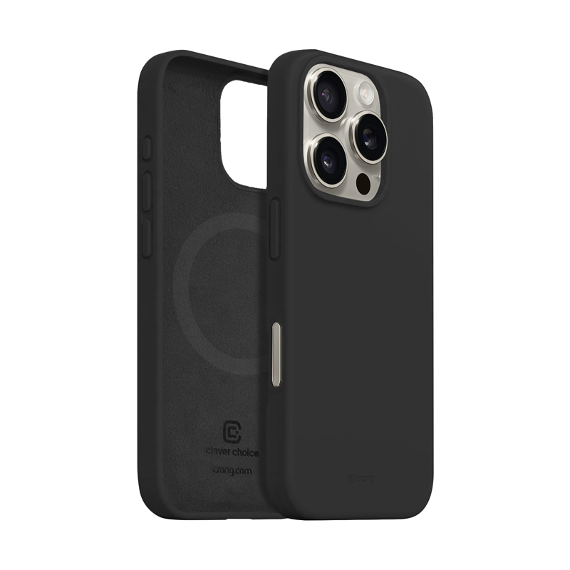 Coque MagSafe Crong pour iPhone 16 Pro Max noir - case-minute