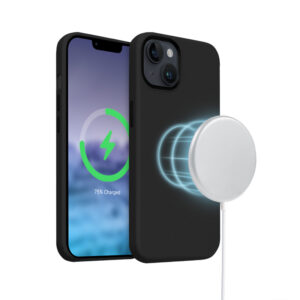 Coque MagSafe Crong LUX pour iPhone 15 Plus noir - case-minute