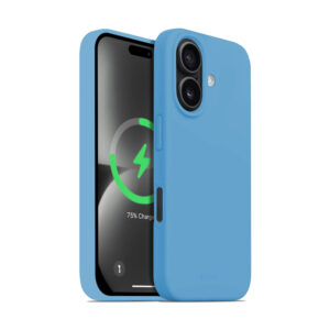 Coque MagSafe Crong pour iPhone 16 bleu - case-minute