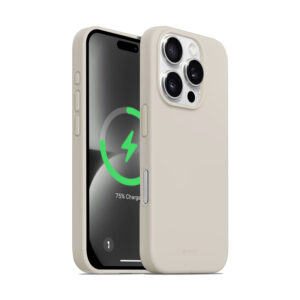 Coque MagSafe Crong pour iPhone 16 Pro Max beige pierre - case-minute