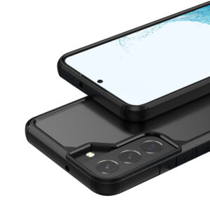 Coque Hybrid Clear noire Coque pour Samsung Galaxy S22+ - case-minute