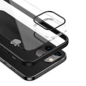 Coque flexible Crong pour iPhone 12 Pro Max bleu - case-minute
