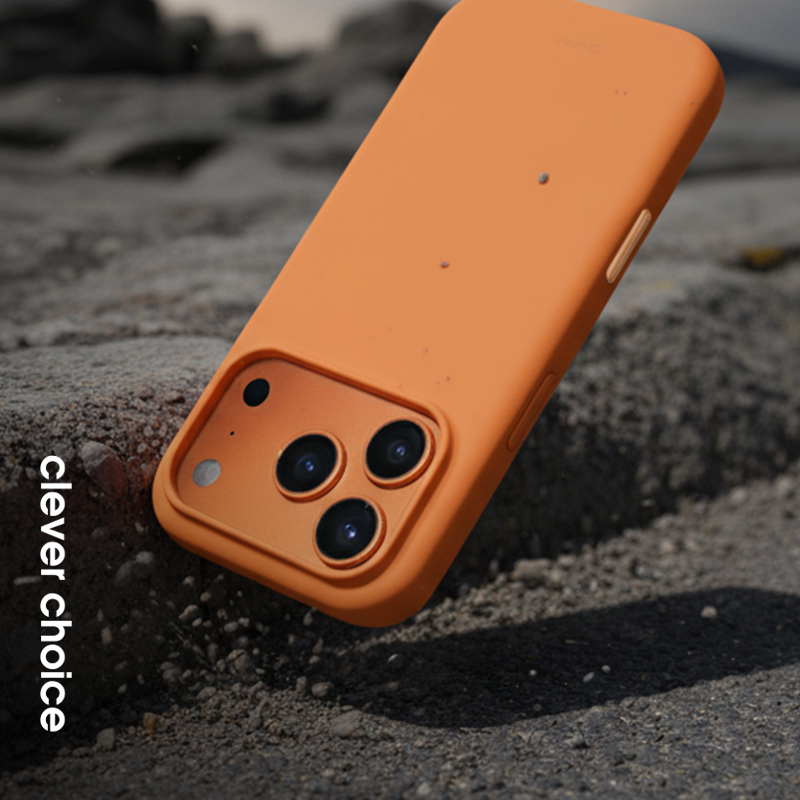 Coque MagSafe Crong pour iPhone 17 Pro noire - case-minute