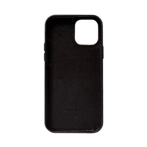 Coque en cuir noir ESSENTIAL pour iPhone 12 Pro Max - case-minute