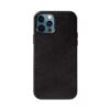 Coque en cuir noir ESSENTIAL pour iPhone 12 Pro Max - case-minute