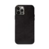 Coque en cuir noir ESSENTIAL pour iPhone 12 Pro Max - case-minute