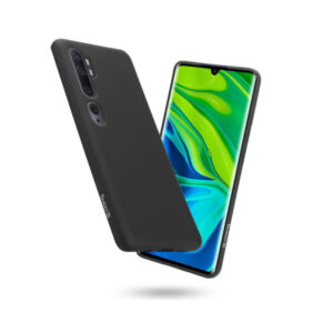 Coque flexible Crong pour Xiaomi Mi Note 10 / Mi Note 10 Pro noir - case-minute