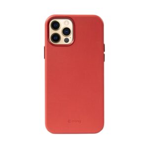Coque en cuir rouge ESSENTIAL pour iPhone 12 Pro Max - case-minute
