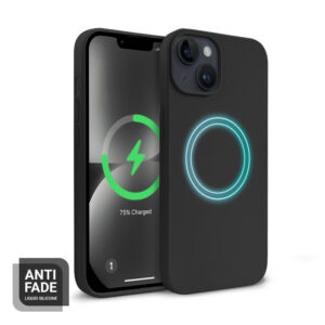 Coque MagSafe Crong pour iPhone 14 / 13 noir - case-minute