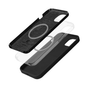 Coque MagSafe Crong pour iPhone 14 / 13 noir - case-minute