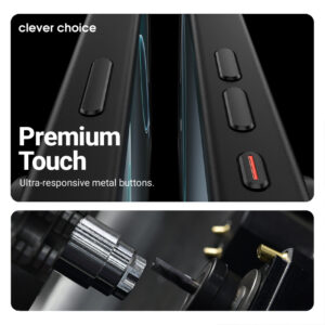 Coque Crong Hybrid Frost MagSafe iPhone Air noire - case-minute
