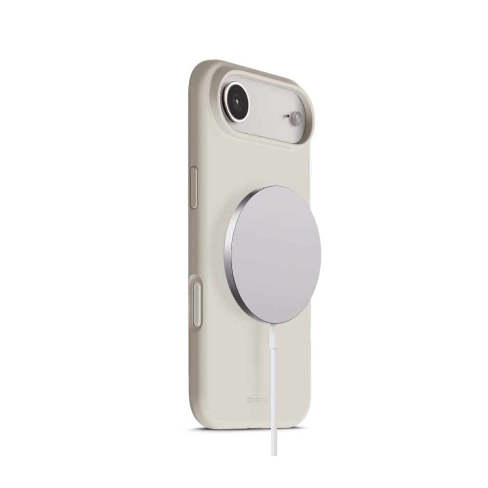 Coque MagSafe Crong pour iPhone Air beige pierre - case-minute
