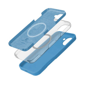 Coque MagSafe Crong pour iPhone 16 bleu - case-minute