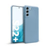 Coque Crong  silicone bleu pour Samsung Galaxy S22+ - case-minute