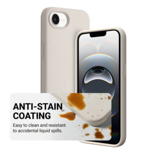 Coque MagSafe Crong pour iPhone 16e beige pierre - case-minute
