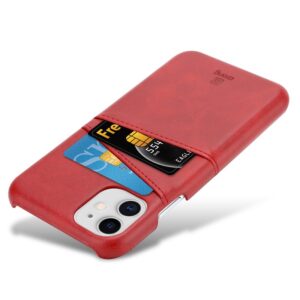 Coque Crong NEAT - Coque en cuir rouge pour iPhone 11 Pro - case-minute