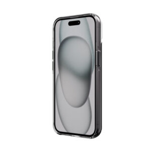 Coque Crong transparente et MagSafe pour iPhone 15 MagSafe noir - case-minute