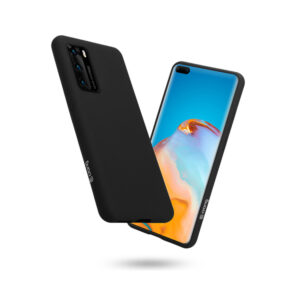 Coque flexible Crong pour Huawei P40 noir - case-minute