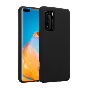 Coque flexible Crong pour Huawei P40 noir - case-minute
