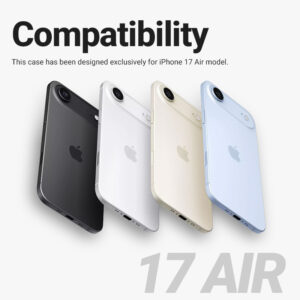 Coque Crong transparente et MagSafe pour iPhone Air - case-minute