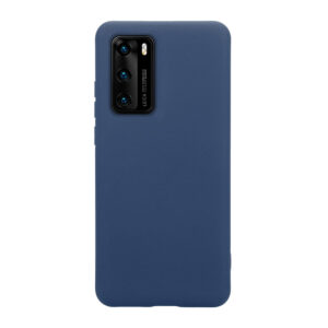 Coque flexible Crong pour Huawei P40 bleu - case-minute