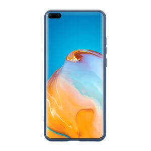 Coque flexible Crong pour Huawei P40 bleu - case-minute