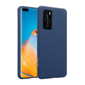 Coque flexible Crong pour Huawei P40 bleu - case-minute