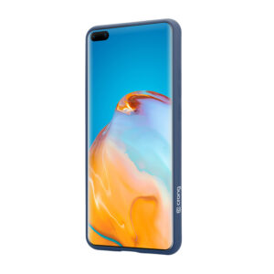 Coque flexible Crong pour Huawei P40 bleu - case-minute