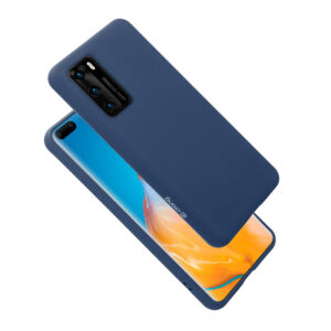 Coque flexible Crong pour Huawei P40 bleu - case-minute