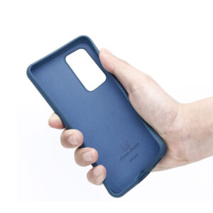 Coque flexible Crong pour Huawei P40 bleu - case-minute