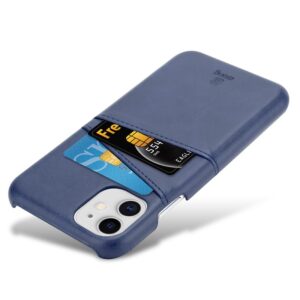 Coque Crong NEAT - Coque en cuir bleue pour iPhone 11 Pro - case-minute