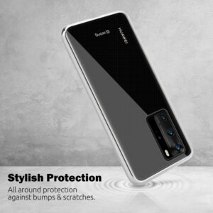 Coque fine de protection transparente Crong pour Huawei P40 - case-minute