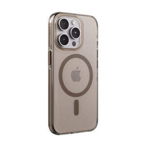 Coque Crong transparente et MagSafe pour iPhone 15 Pro MagSafe désert - case-minute