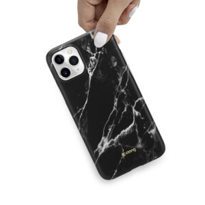 Coque Crong design marbre noir pour iPhone 11 Pro - case-minute