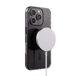 Coque Crong noir translucide et MagSafe pour iPhone 16 Pro - case-minute