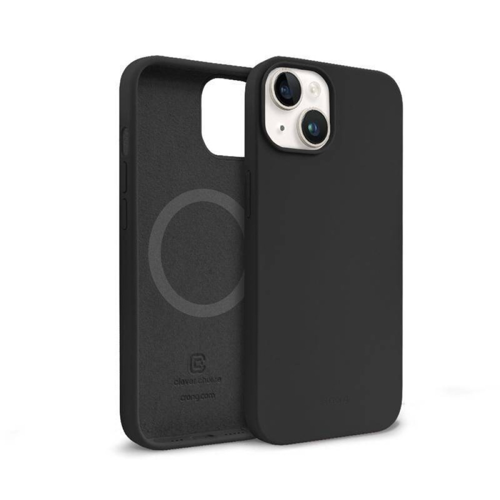 Coque MagSafe Crong pour iPhone 14 Plus noir - case-minute