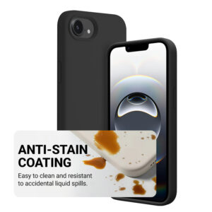 Coque noire MagSafe Crong pour iPhone 16e - case-minute