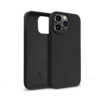 Coque en silicone liquide Crong pour iPhone 14 Pro Max noir - case-minute