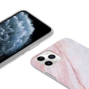 Coque Crong design marbre rose pour iPhone 11 Pro - case-minute