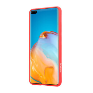 Coque flexible Crong pour Huawei P40 rouge - case-minute