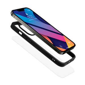 Coque Crong transparente et MagSafe pour iPhone 13 Pro Max noir - case-minute