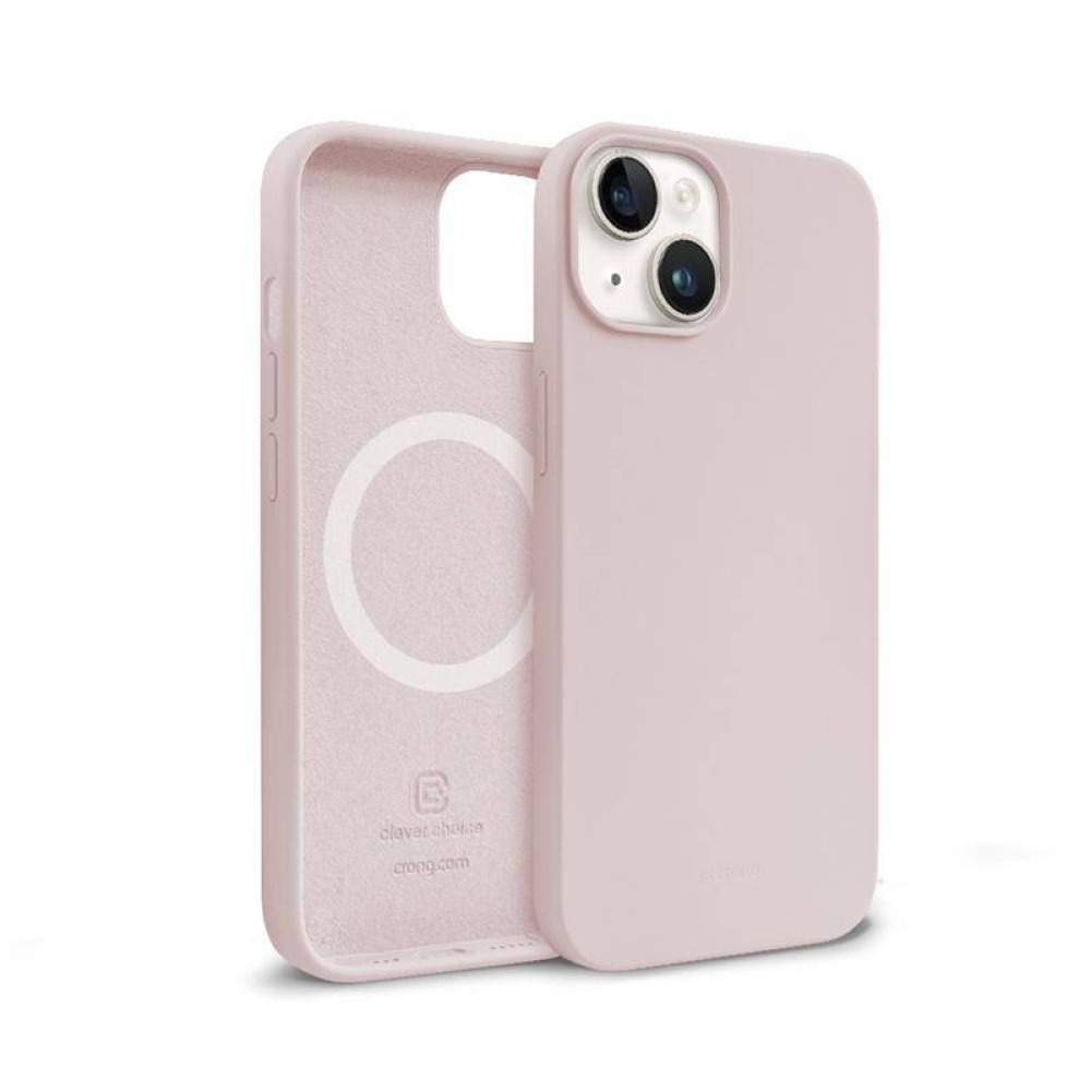 Coque MagSafe Crong pour iPhone 14 Plus rose bonbon - case-minute
