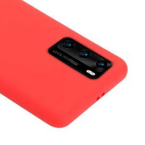 Coque flexible Crong pour Huawei P40 rouge - case-minute