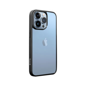 Coque Crong transparente et MagSafe pour iPhone 13 Pro Max noir - case-minute