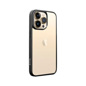 Coque Crong transparente et MagSafe pour iPhone 13 Pro Max noir - case-minute