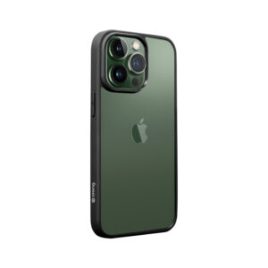 Coque Crong transparente et MagSafe pour iPhone 13 Pro Max noir - case-minute