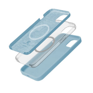 Coque MagSafe Crong pour iPhone 15 bleu - case-minute