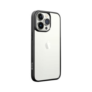 Coque Crong transparente et MagSafe pour iPhone 13 Pro Max noir - case-minute
