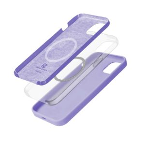 Coque MagSafe Crong pour iPhone 14 Plus violet - case-minute
